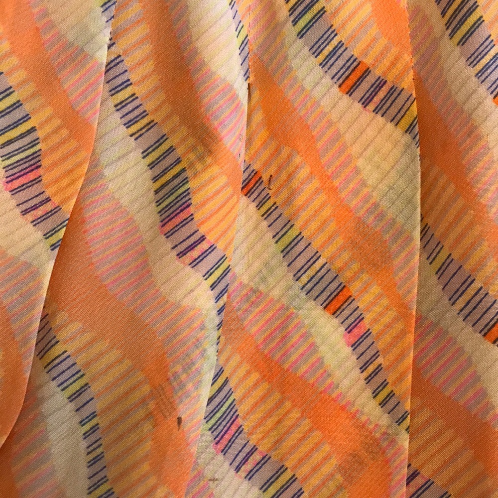 Pretty Pleated Patterned Skirt - image 3